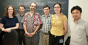 Residents with Mike Garner, September 2010